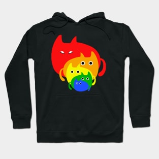 Rainbow cats Hoodie